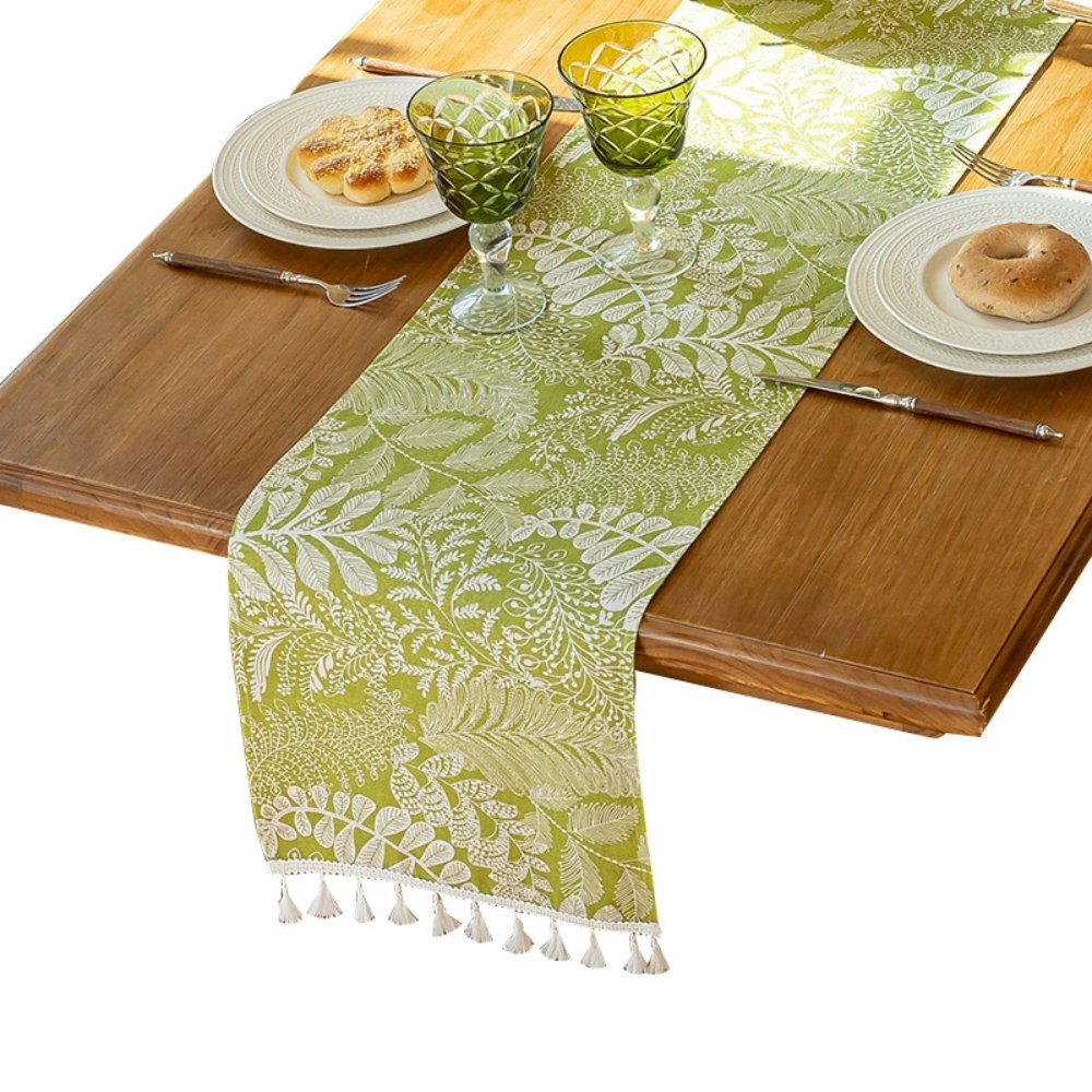 Table Runners Fresh Style Faux Cotton Linen Table Cover