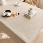 Tablecloths White and Gray Conference Tablecloth