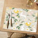 Placemats Heat-resistant Western dinner placemat