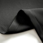 Curtains Solid Color Blackout Rod Pocket Curtain