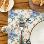 Placemats Heat-resistant Western dinner placemat