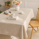 Tablecloths White and Gray Conference Tablecloth